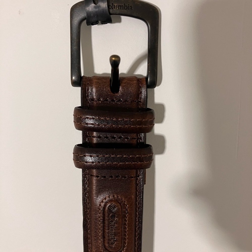 Columbia Men's Brown Genuine Leather Belt size 38